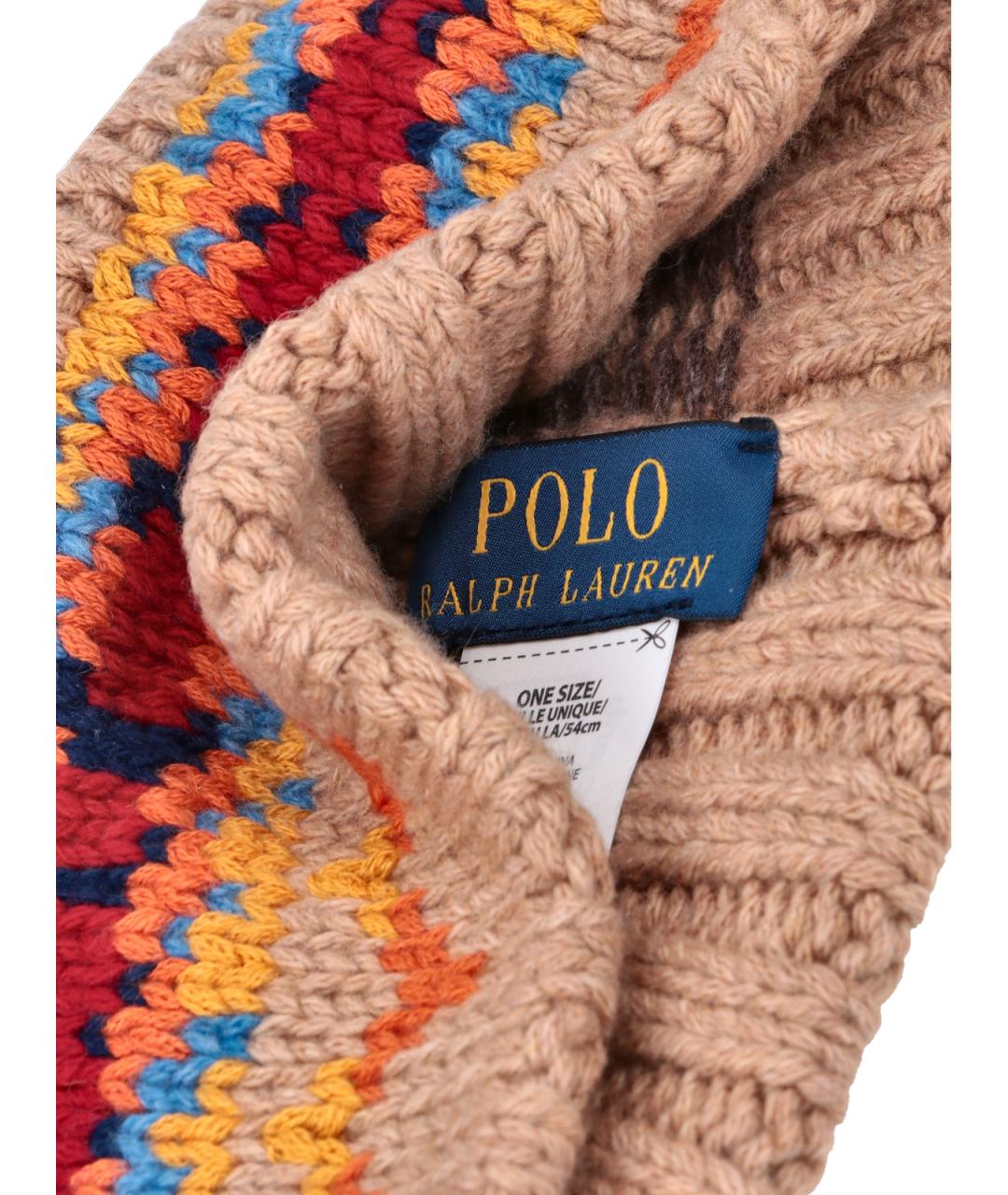 POLO RALPH LAUREN Мульти шерстяная шапка, фото 3
