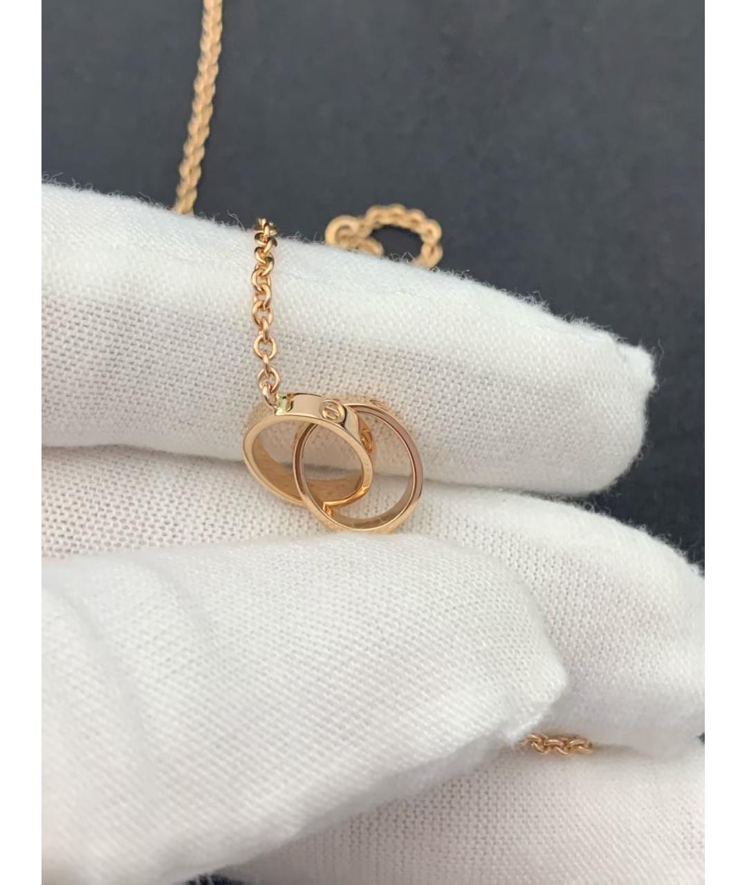 CARTIER Золотая подвеска из розового золота, фото 4
