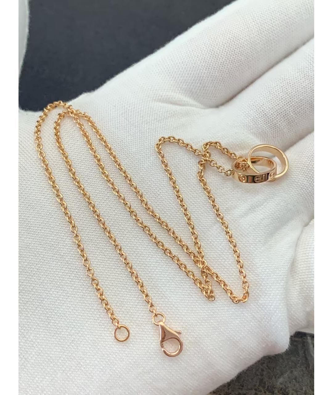 CARTIER Золотая подвеска из розового золота, фото 3
