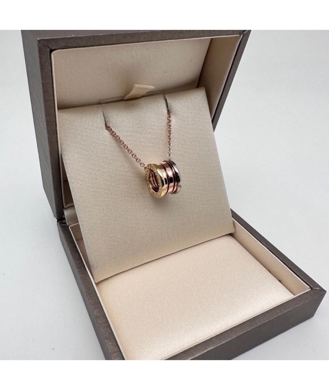 BVLGARI Золотая подвеска из розового золота, фото 2