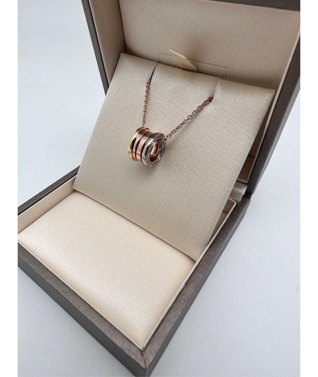 BVLGARI Золотая подвеска из розового золота, фото 3