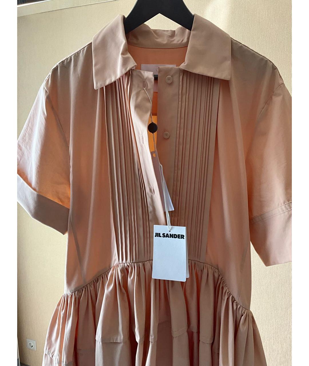 JIL SANDER Хлопковое повседневное платье, фото 4