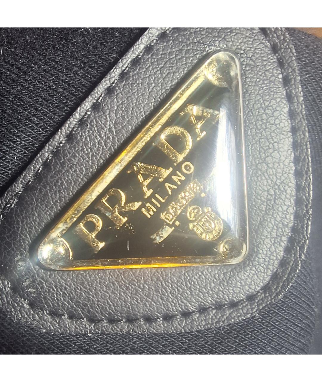 PRADA Черный хлопко-эластановый джемпер / свитер, фото 3