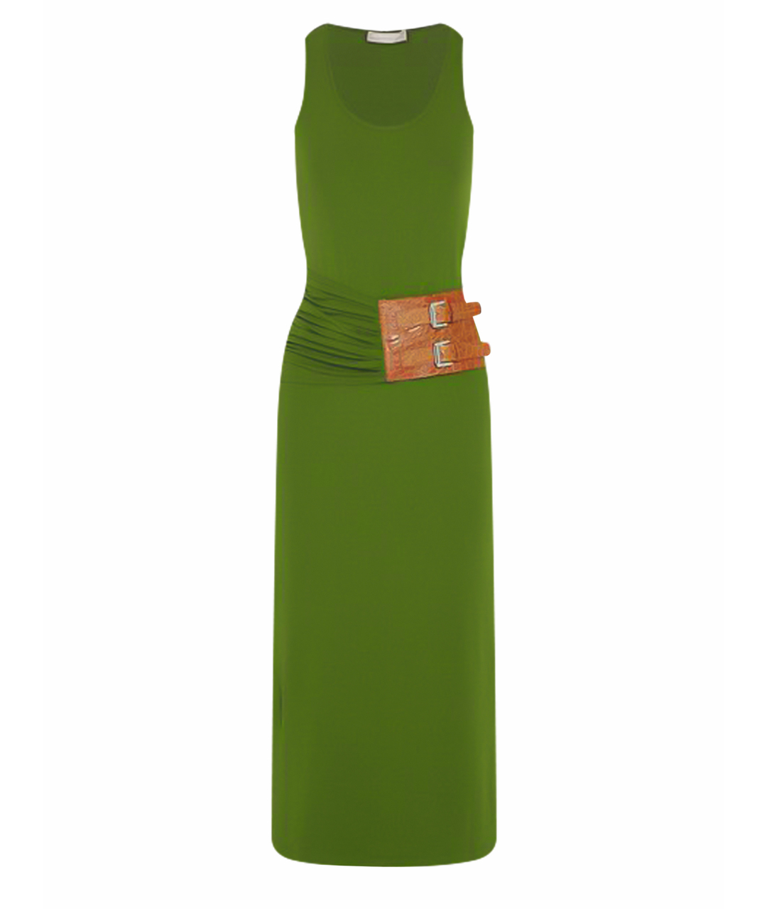 MICHAEL KORS Зеленые вискозное повседневное платье, фото 1