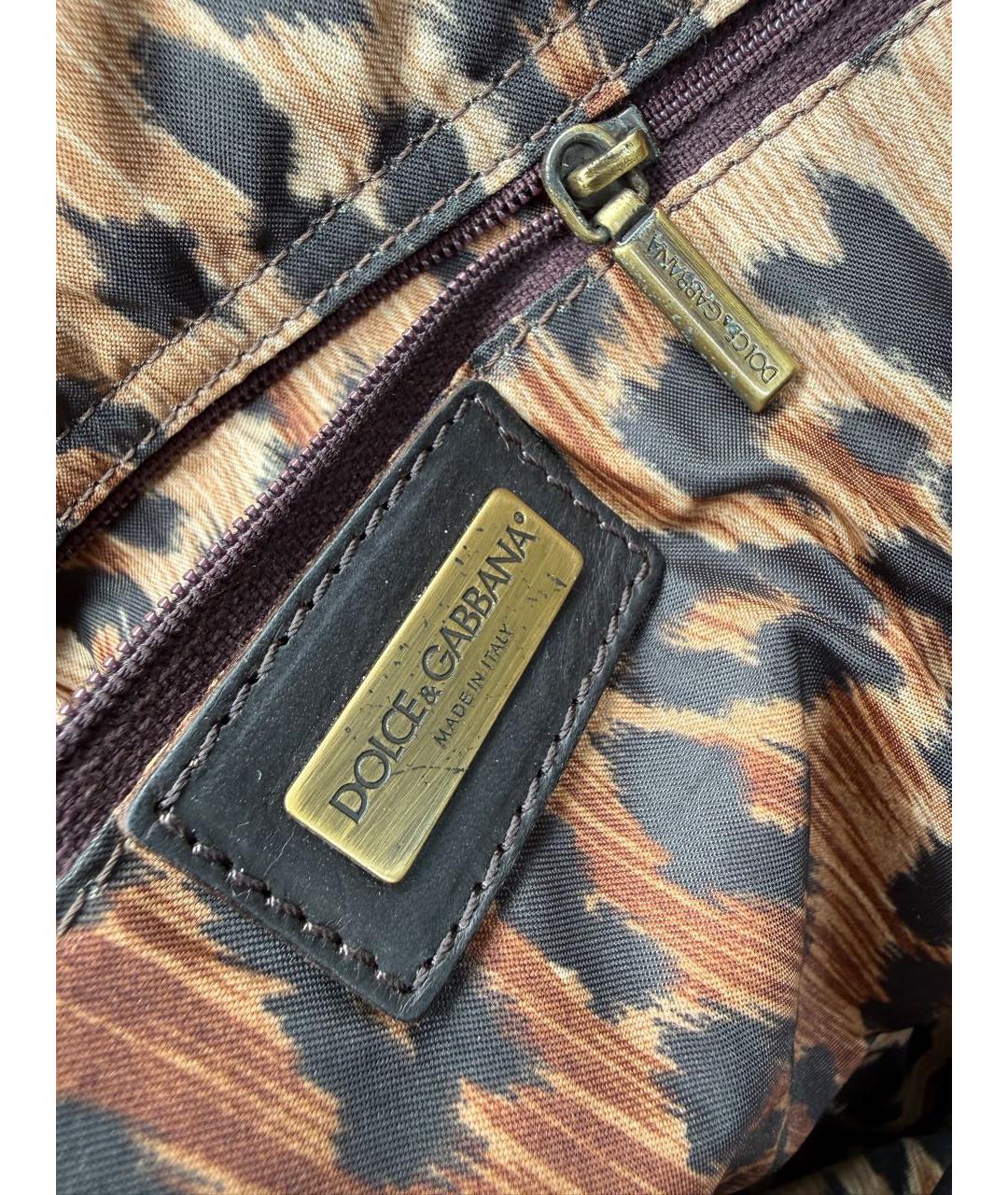 DOLCE&GABBANA Красная замшевая сумка с короткими ручками, фото 8