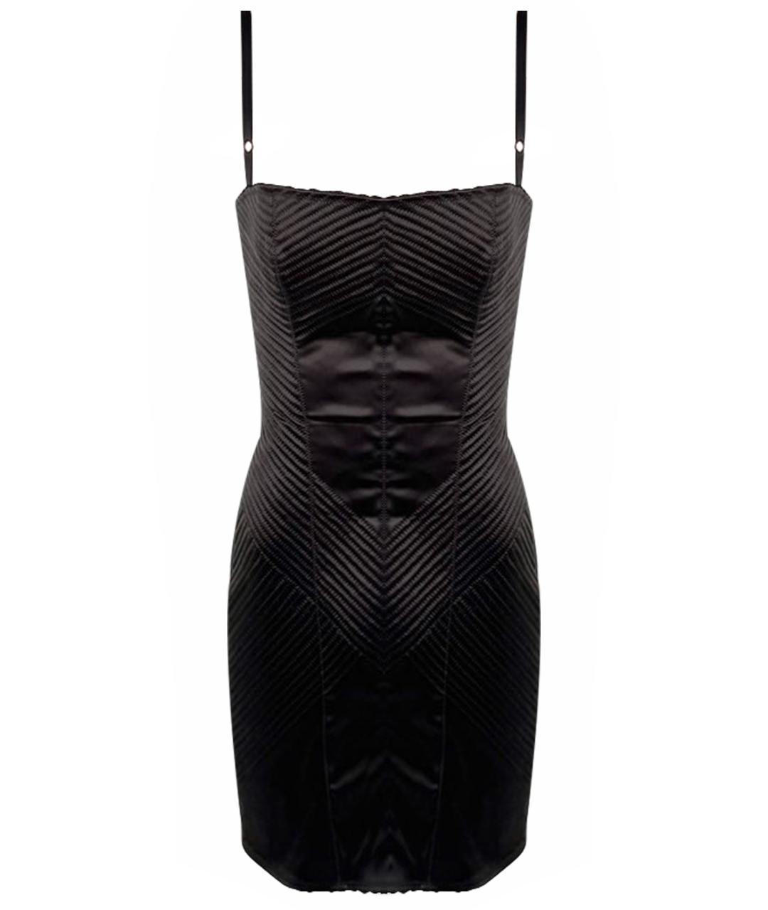 DOLCE&GABBANA Черное ацетатное вечернее платье, фото 1