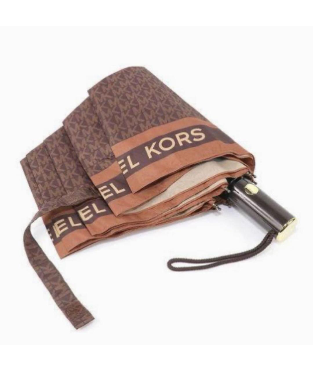 MICHAEL MICHAEL KORS Коричневый зонт, фото 3