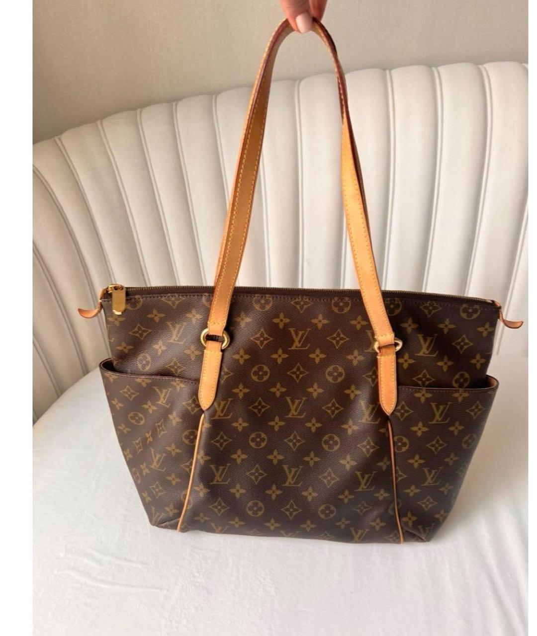 LOUIS VUITTON Коричневая сумка тоут из канвы, фото 2