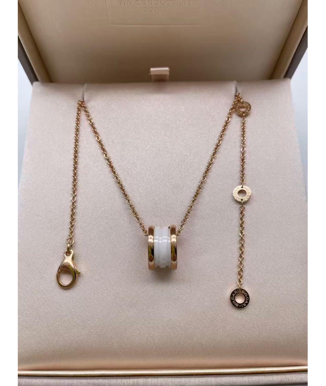 BVLGARI Золотая подвеска из розового золота, фото 4