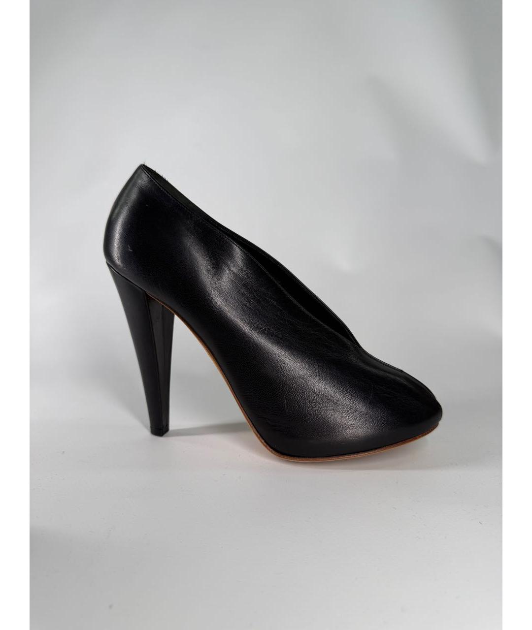 CELINE Черные кожаные туфли, фото 8