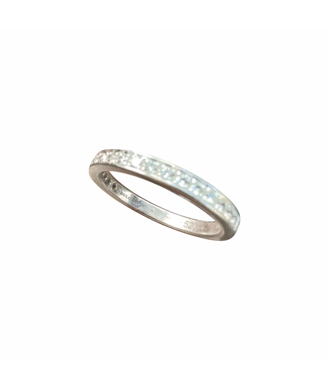 BVLGARI Серебряное платиновое кольцо, фото 1