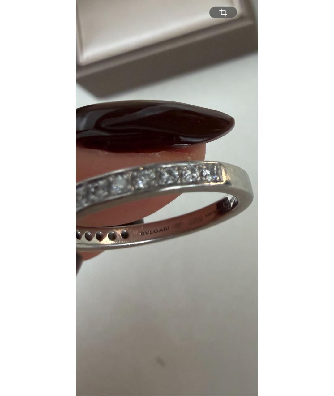 BVLGARI Серебряное платиновое кольцо, фото 4
