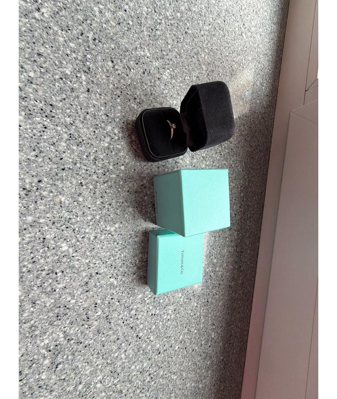 TIFFANY&CO Серебряное платиновое кольцо, фото 3