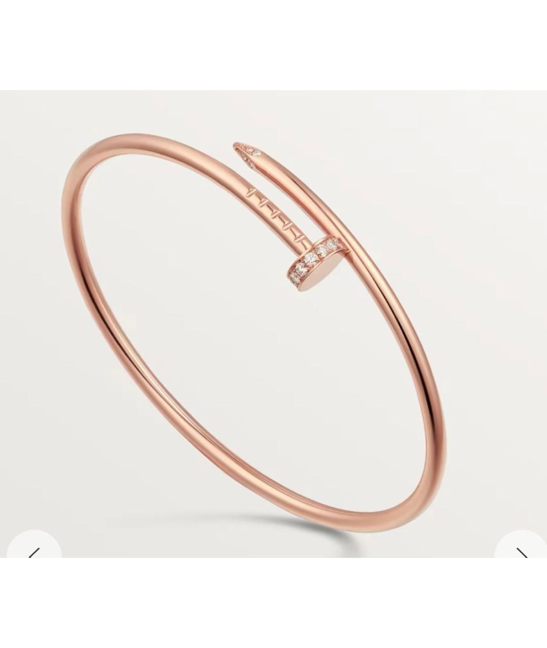 CARTIER Золотой браслет из розового золота, фото 9
