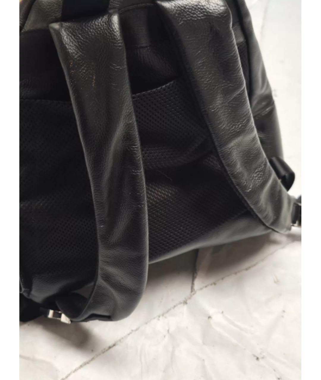PHILIPP PLEIN Черный кожаный рюкзак, фото 6