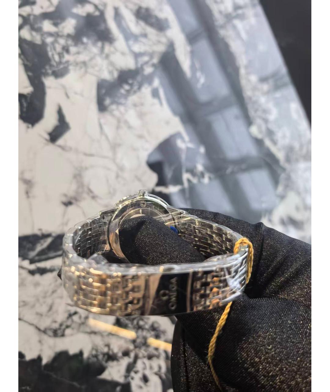 OMEGA Серебряные часы, фото 3