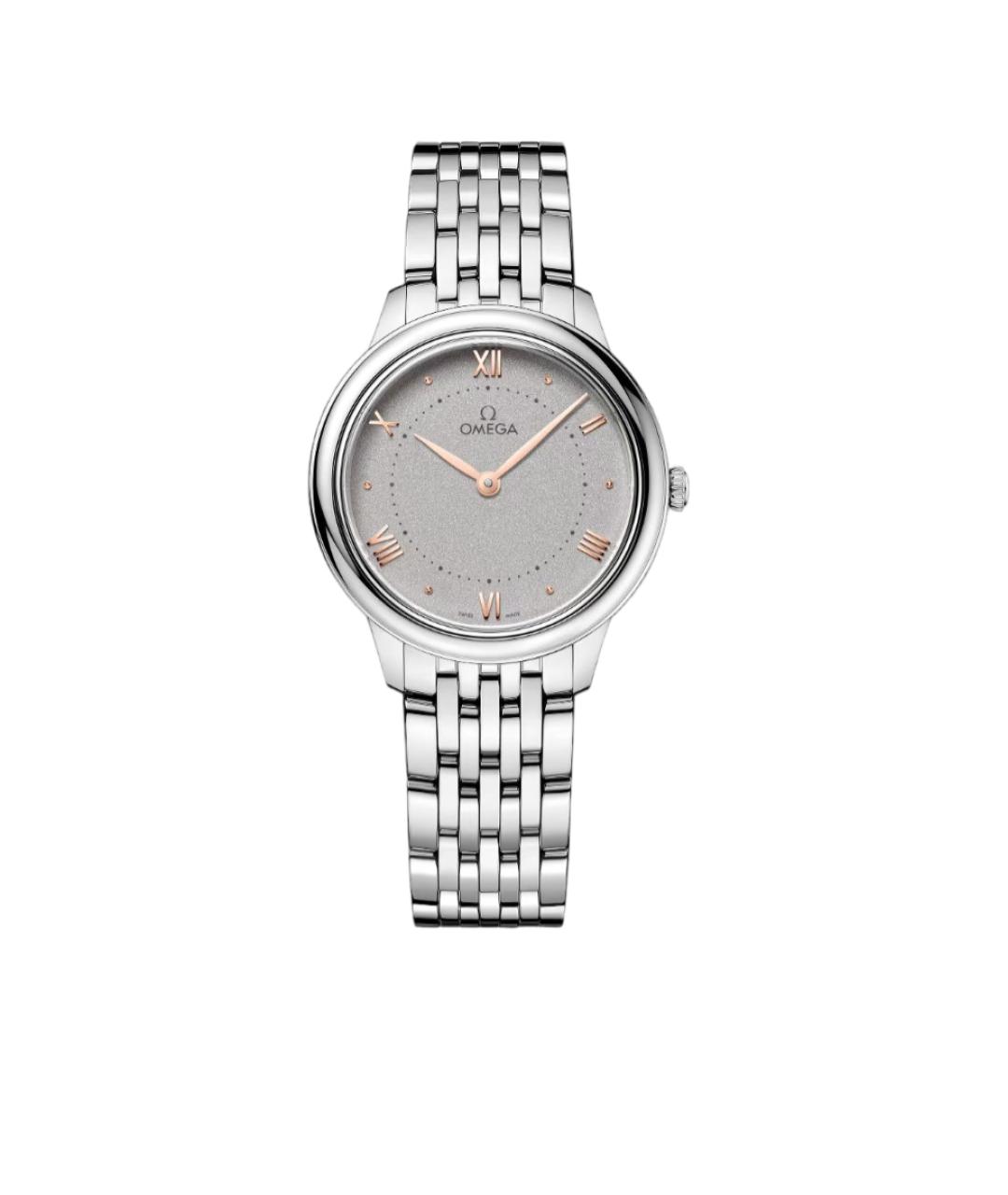 OMEGA Серебряные часы, фото 4