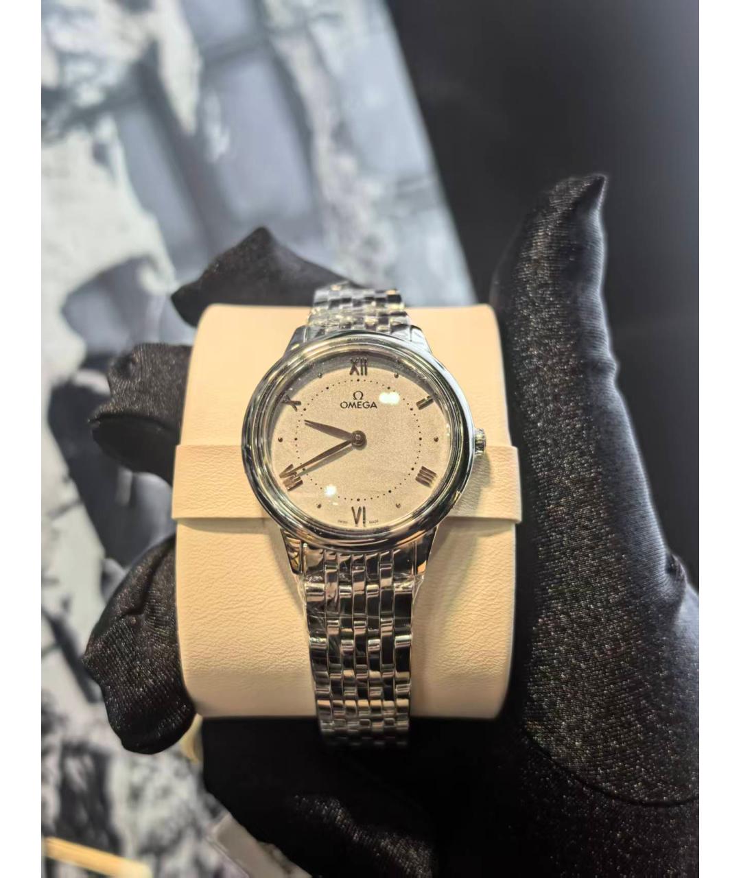 OMEGA Серебряные часы, фото 2