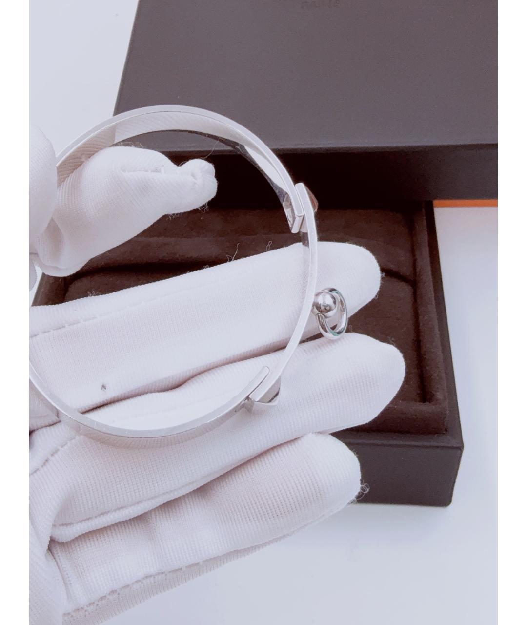 HERMES Серебряный браслет из белого золота, фото 7