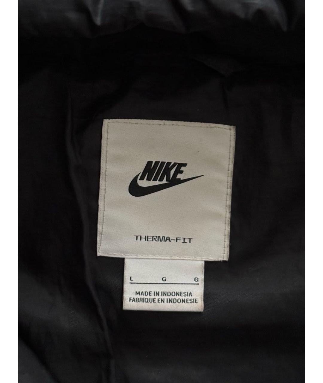 NIKE Черный пуховик, фото 3