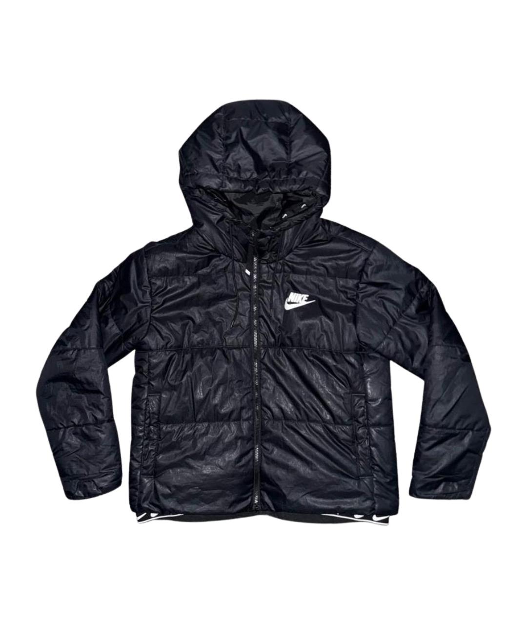 NIKE Черный пуховик, фото 1