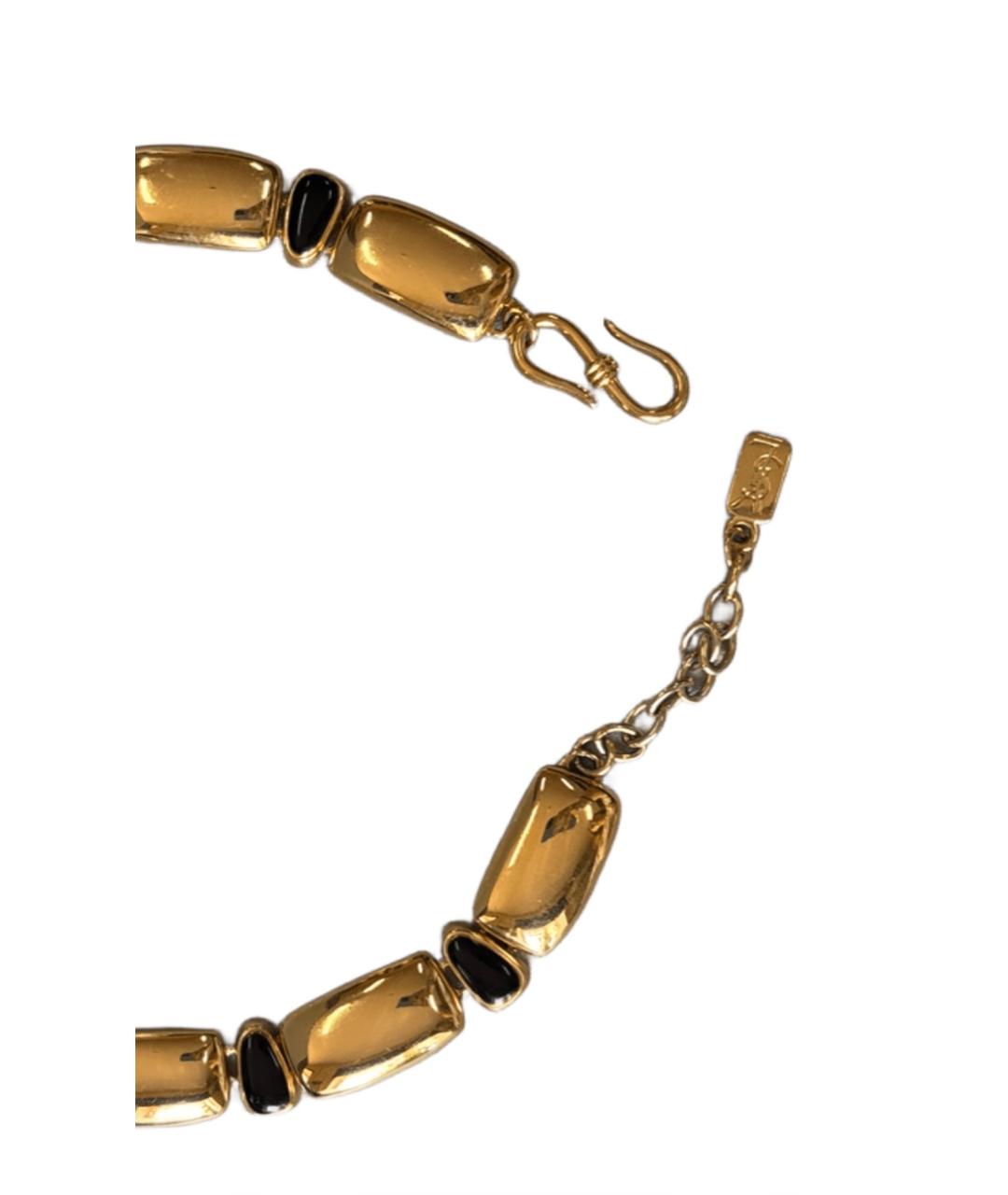 SAINT LAURENT Золотое колье из желтого золота, фото 2