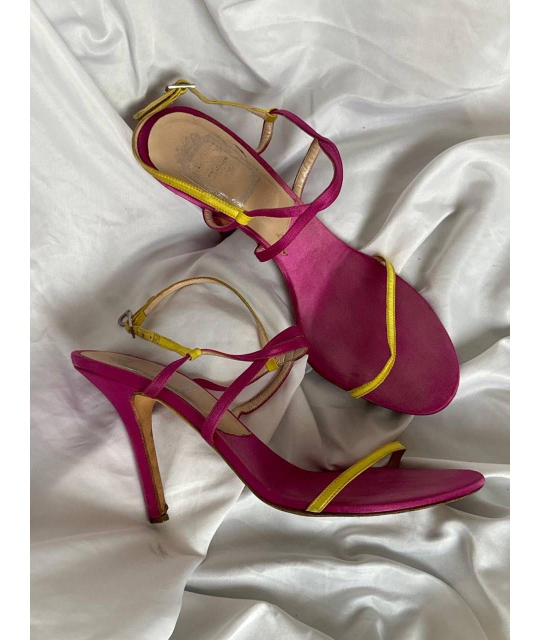 CHRISTIAN DIOR Розовые босоножки, фото 9
