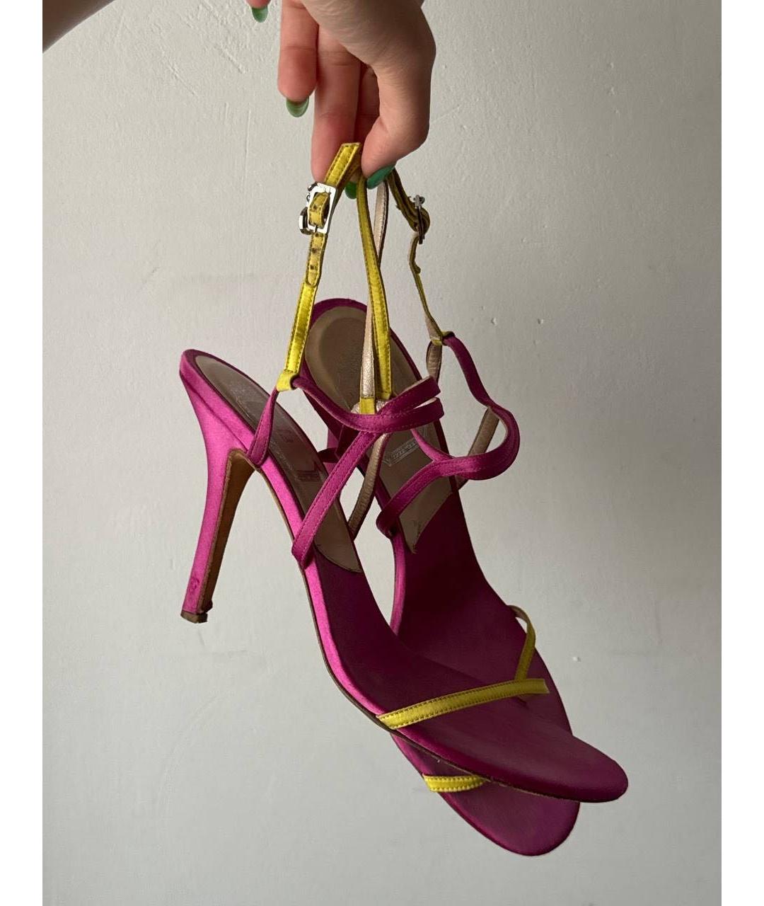 CHRISTIAN DIOR Розовые босоножки, фото 4