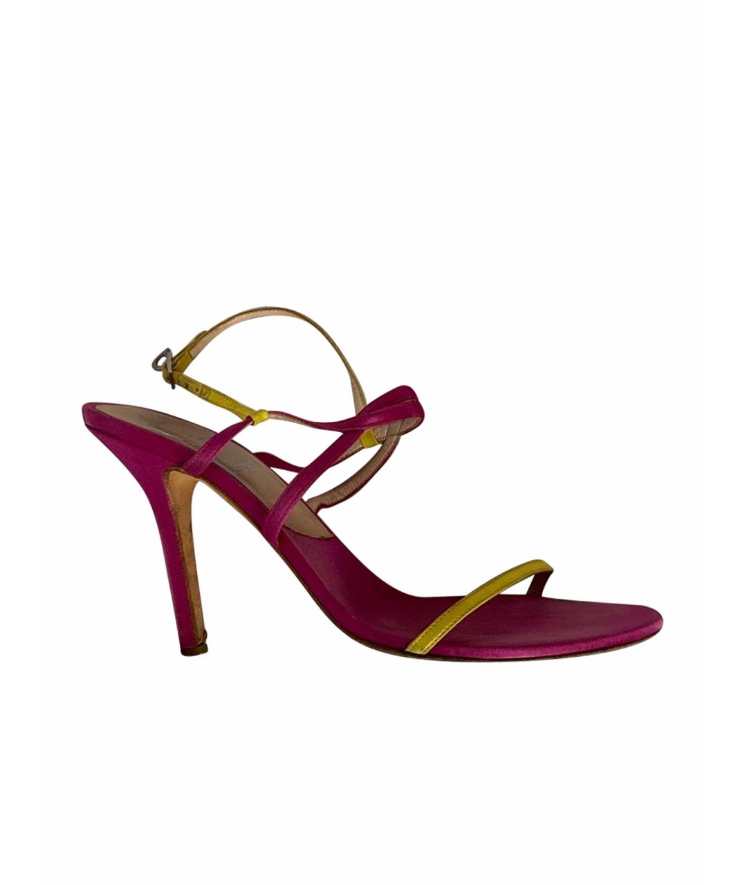CHRISTIAN DIOR Розовые босоножки, фото 1