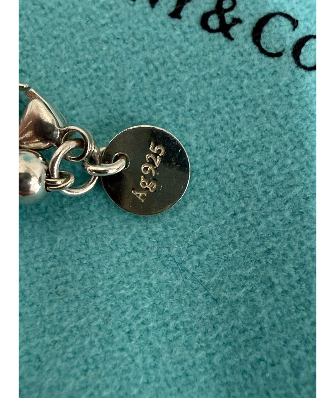 TIFFANY&CO Белый серебряный браслет, фото 5