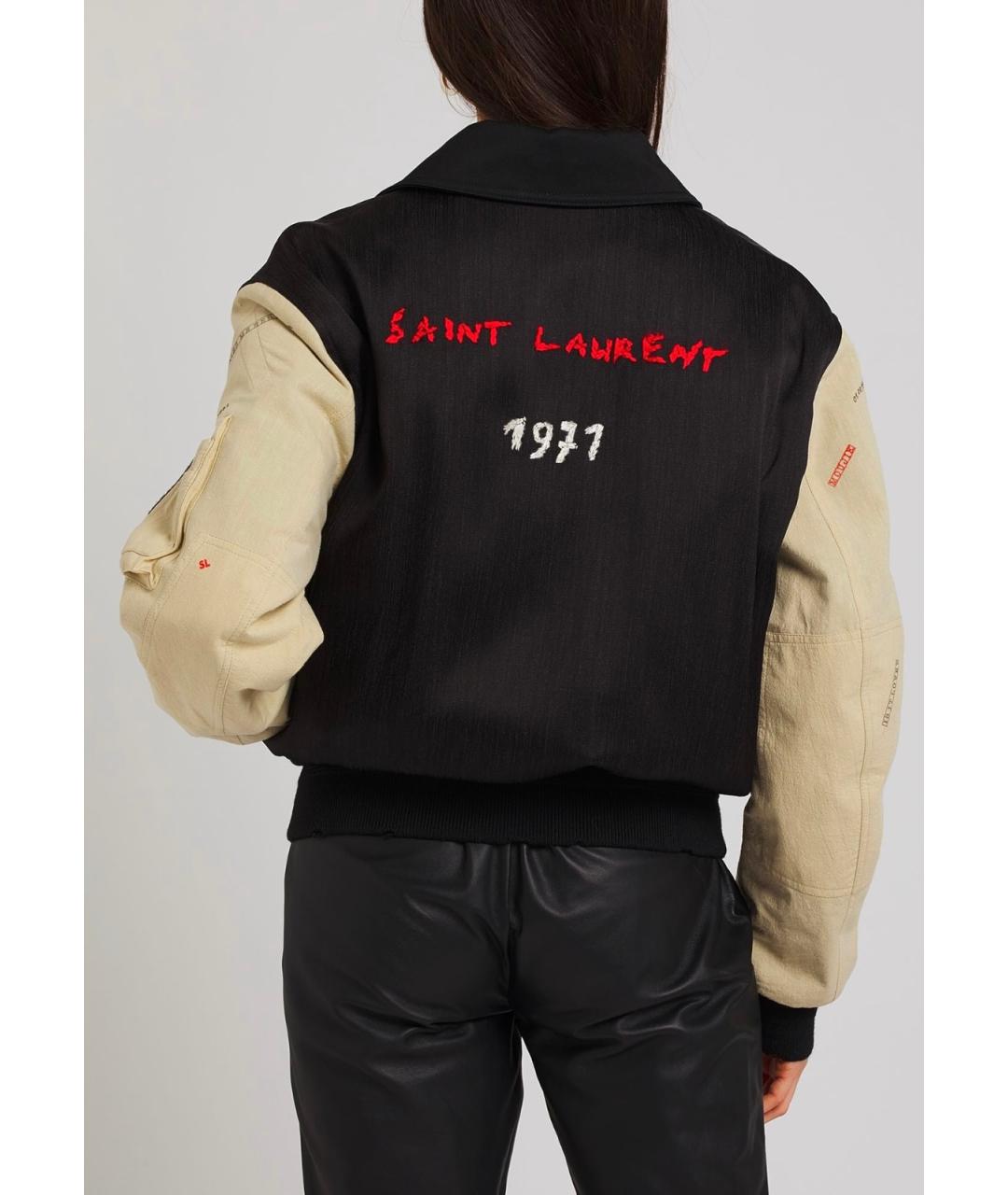 SAINT LAURENT Черная куртка, фото 7