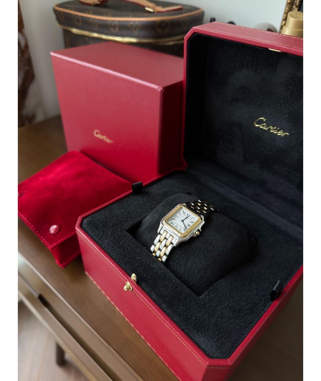 CARTIER Серебряные часы из желтого золота, фото 2