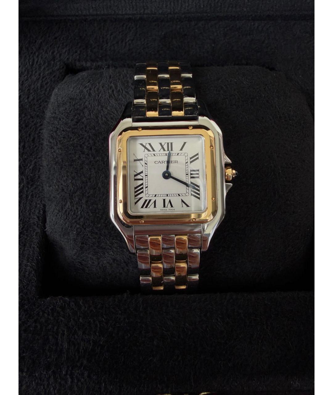 CARTIER Серебряные часы из желтого золота, фото 3