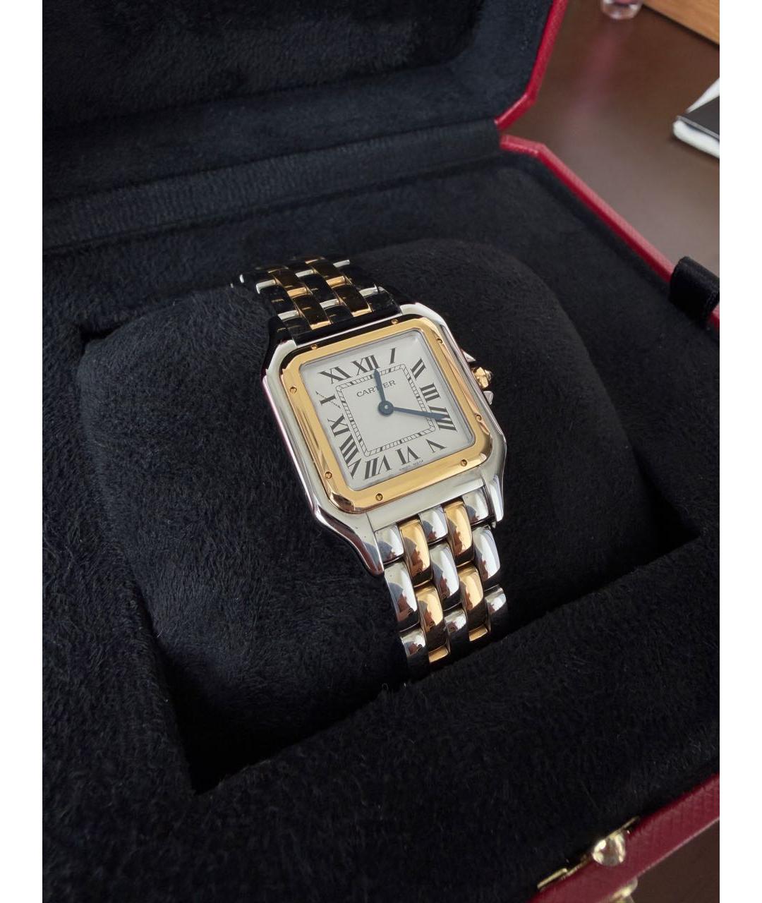 CARTIER Серебряные часы из желтого золота, фото 5