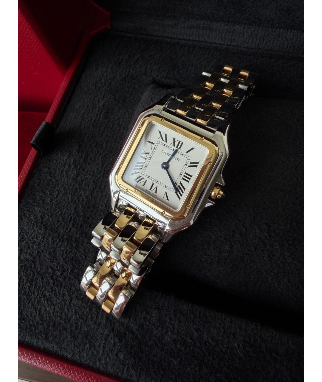 CARTIER Серебряные часы из желтого золота, фото 8