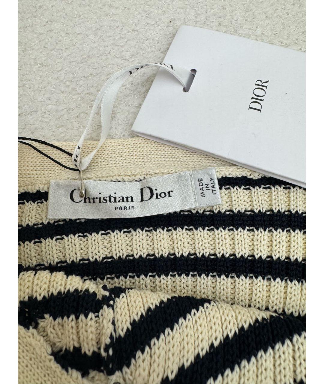 CHRISTIAN DIOR Мульти хлопковая майка, фото 7