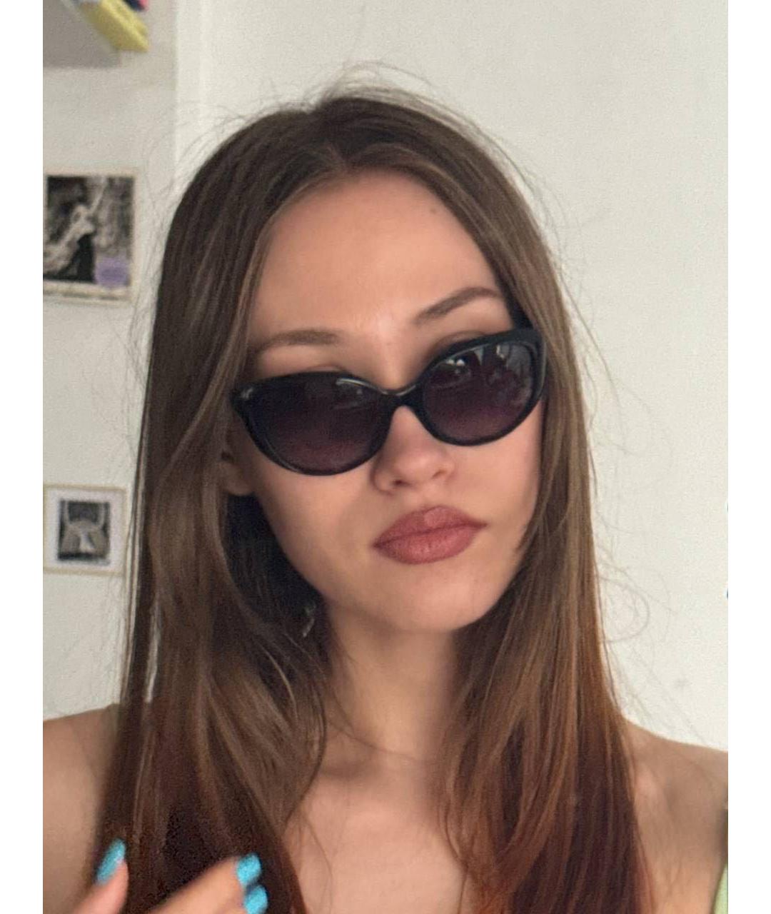 BABY DIOR Черные пластиковые солнцезащитные очки, фото 8