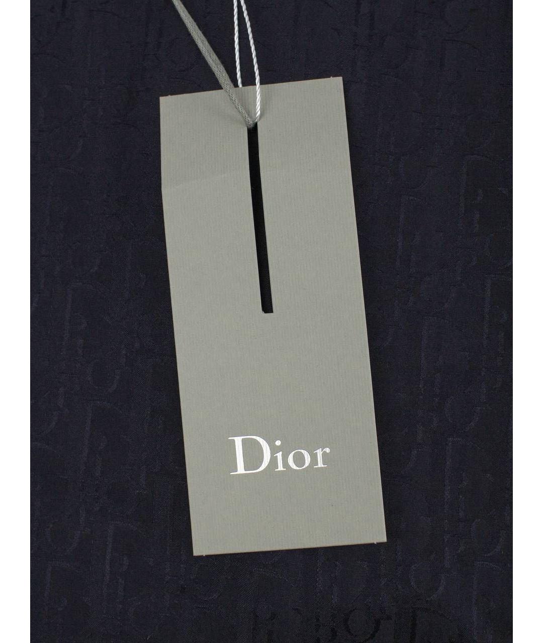 CHRISTIAN DIOR Темно-синяя полиэстеровая куртка, фото 5