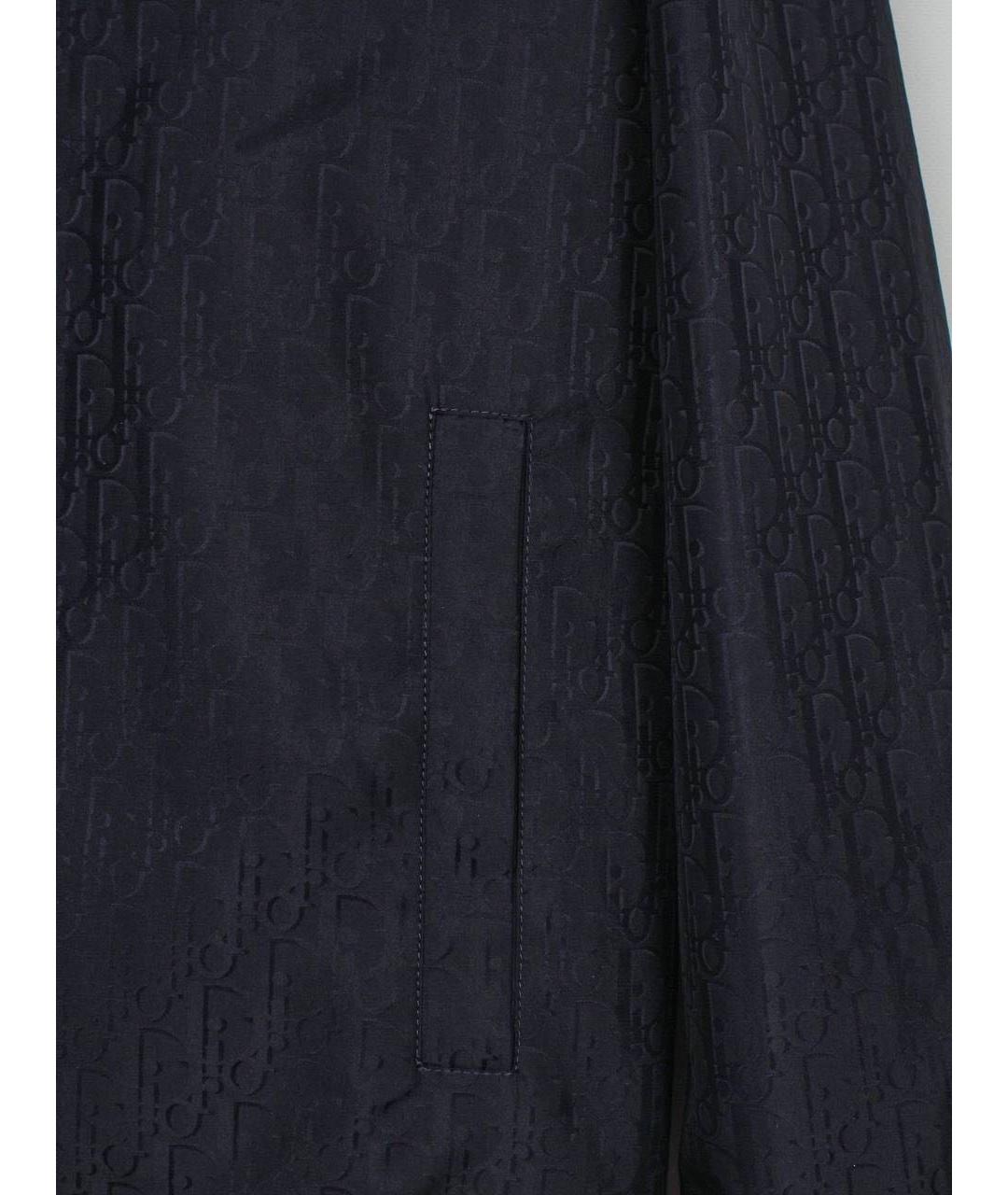 CHRISTIAN DIOR Темно-синяя полиэстеровая куртка, фото 7