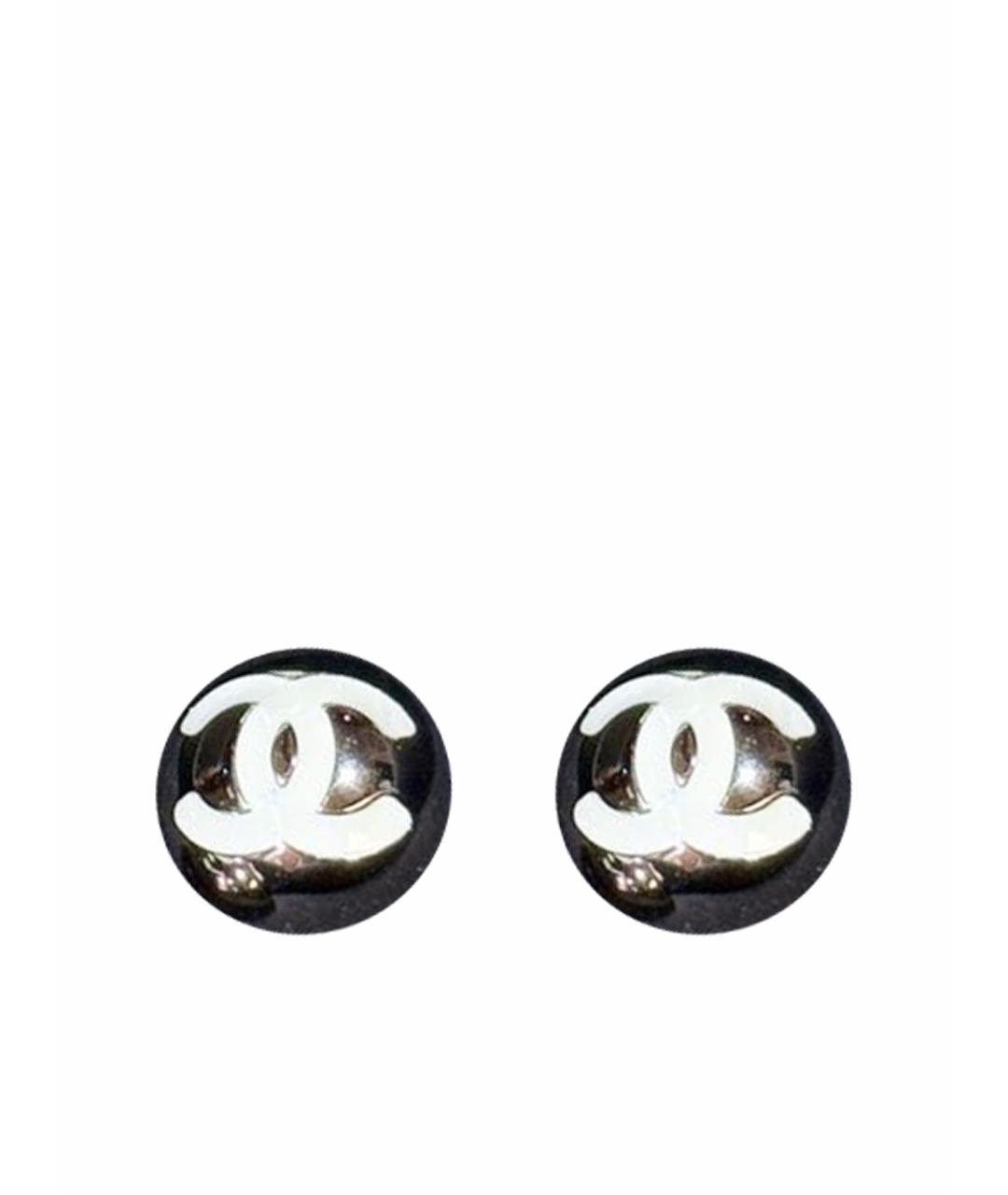 CHANEL Серебряные серьги, фото 1