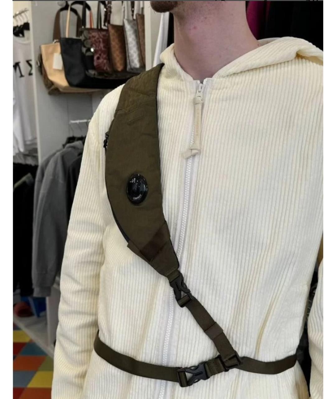 CP COMPANY Черная нейлоновая сумка на плечо, фото 7