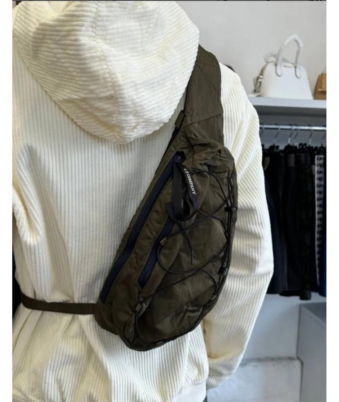 CP COMPANY Черная нейлоновая сумка на плечо, фото 6