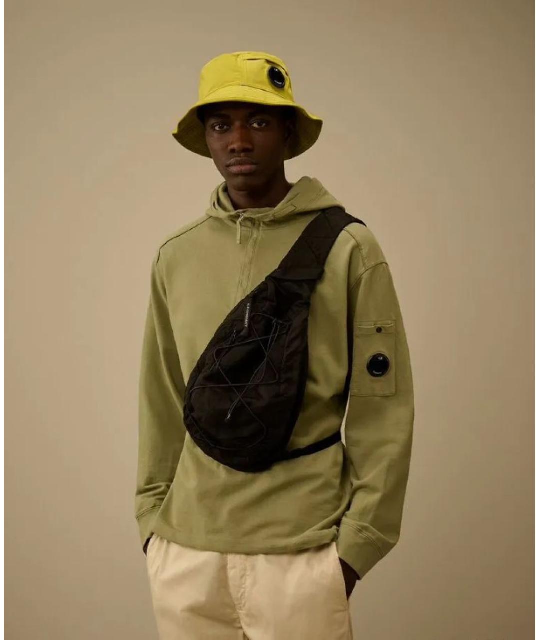 CP COMPANY Черная нейлоновая сумка на плечо, фото 2