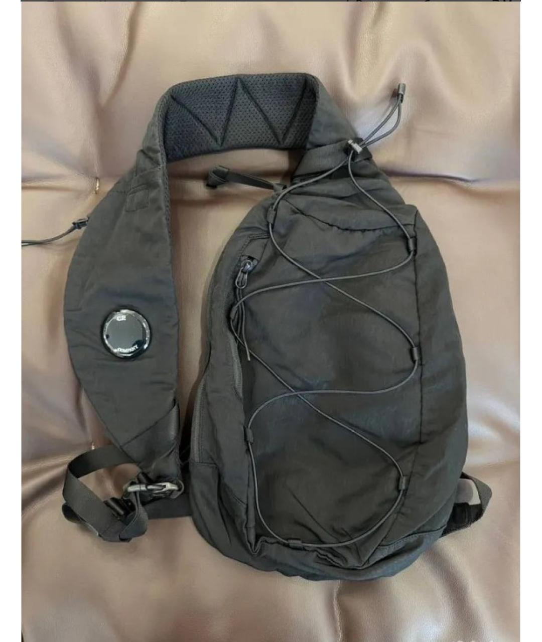 CP COMPANY Черная нейлоновая сумка на плечо, фото 3