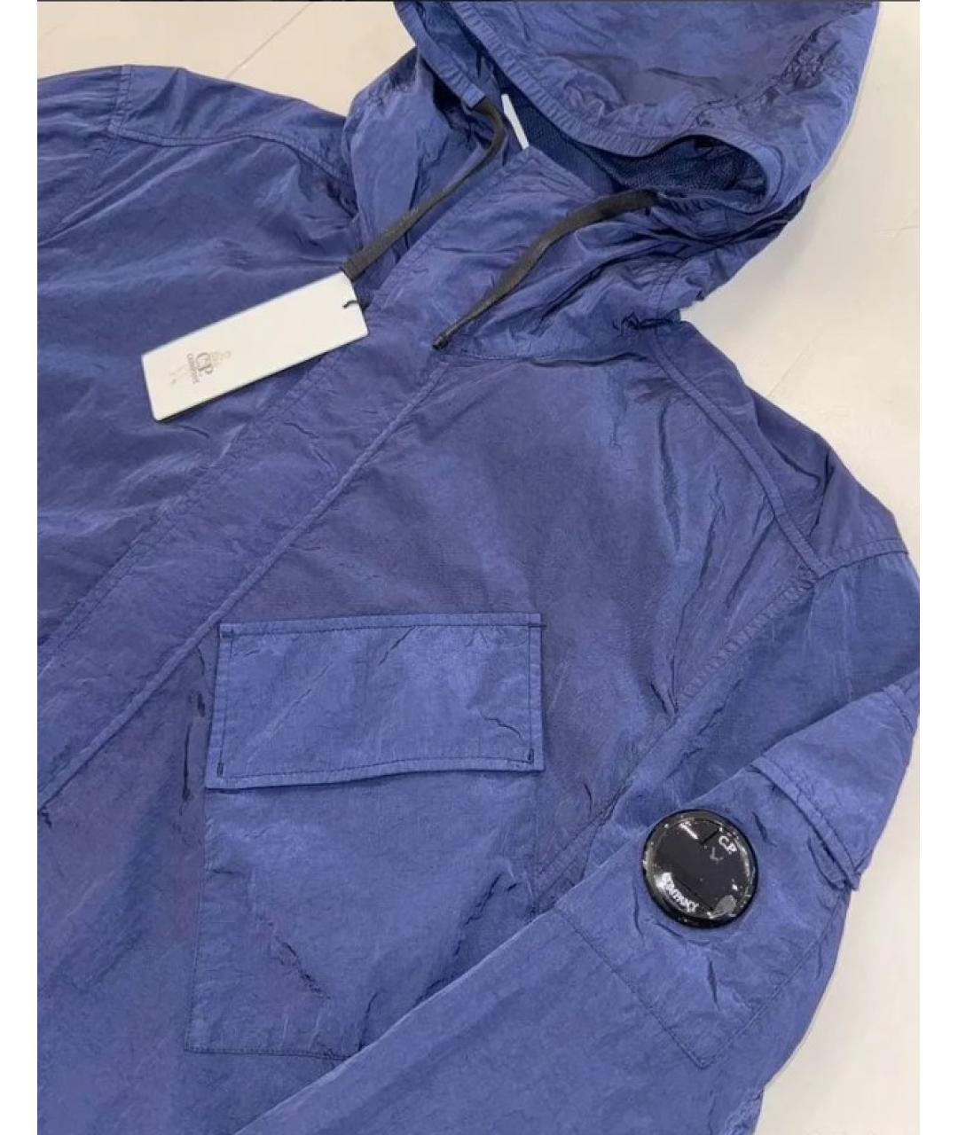 CP COMPANY Синяя нейлоновая куртка, фото 4