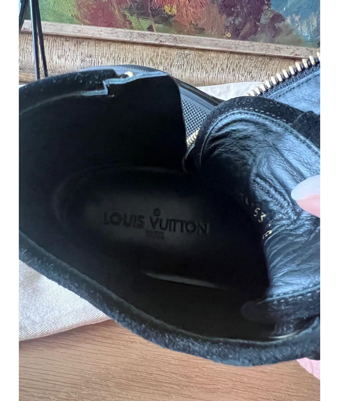 LOUIS VUITTON Кожаные кеды, фото 8