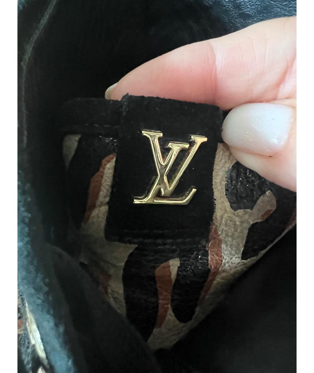 LOUIS VUITTON Кожаные кеды, фото 6