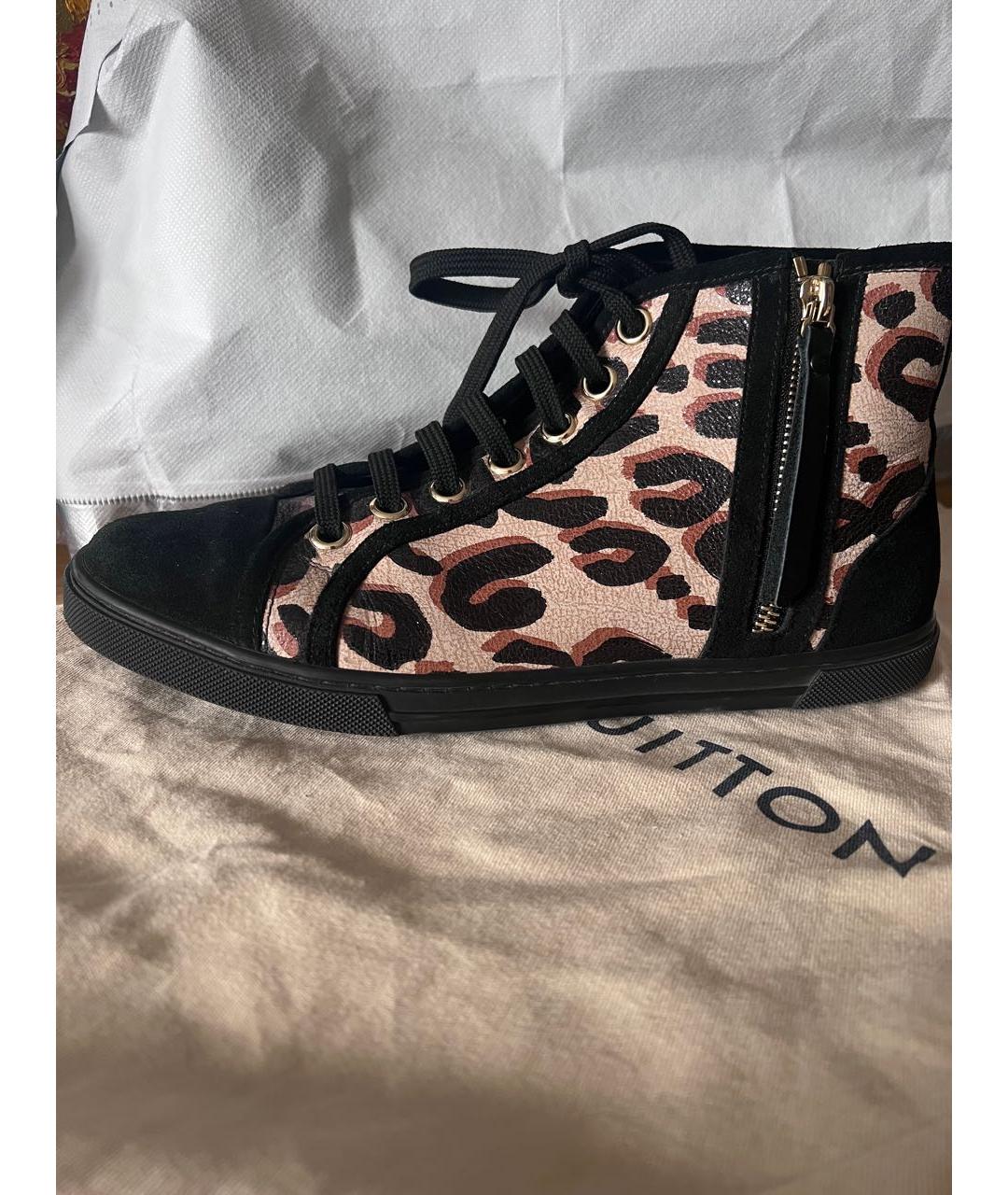 LOUIS VUITTON Кожаные кеды, фото 9