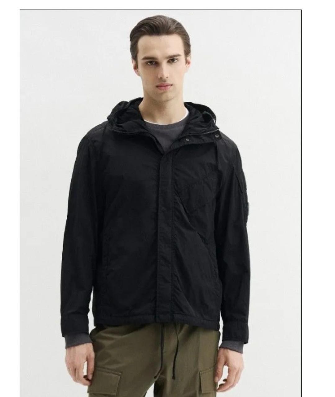 CP COMPANY Черная нейлоновая куртка, фото 2