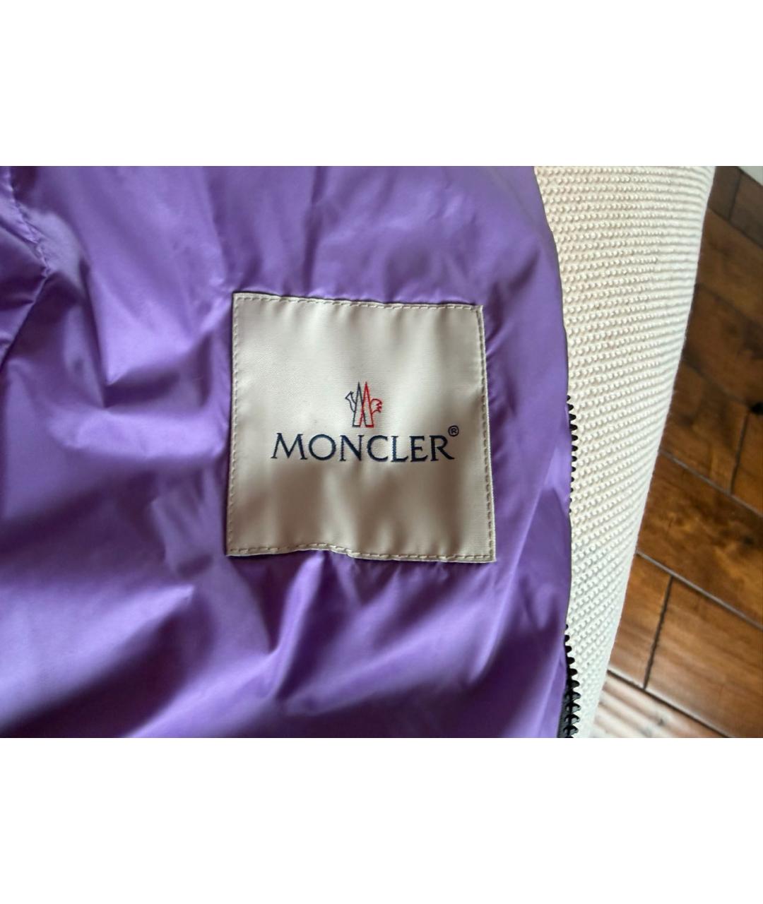MONCLER Фиолетовая полиамидовая куртка, фото 6
